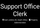 SKG Properties ikhangela i Support Office Clerk, eMonti, eMpuma Koloni.