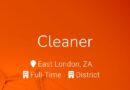 Herotel ikhangela i Cleaner, eMonti, eMpuma Koloni.