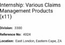 Road Accident Fund Internship: Various Claims Management Products (x11 positions), eMonti, eMpuma Koloni.