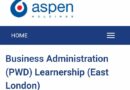 Aspen ikhangela i Business Administration (PWD) Learnership, eMonti, eMpuma Koloni. 