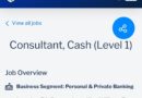 Standard Bank ikhangela i Consultant, Cash (Level 1), eQonce, eMpuma Koloni.