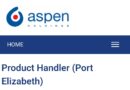 Aspen ikhangela i Product Handler, eGqeberha, Eastern Cape.
