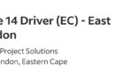 Sabela Project Solutions ikhangela i Code 14 Driver, eMonti, eMpuma Koloni.