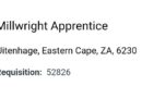 Dana Spicer Axle ikhangela i Millwright Apprentice ezi x6, eUitenhage, eMpuma Koloni.