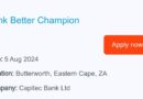 Capitec ikhangela i Bank Better Champion, eButterworth, eMpuma Koloni.
