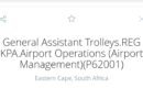 Airports Compary SA ikhangela i General Assistant Trolleys, eKing Phalo Airport, eMonti, eMpuma Koloni.