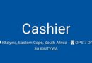 Cashbuild ikhangela i Cashier eDutywa, eMpuma Koloni. 