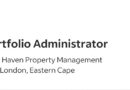 Own Haven Property Management ikhangela i Portfolio Administrator, eMonti, eMpuma Koloni. 