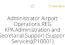Airport Company of South Africa (ACSA) ikhangela i Administrator Airport Operations, eKing Phalo Airport, eMonti, eMpuma Koloni.