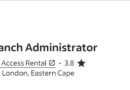 Eazi Access Rental ikhangela i Branch Administrator, eMonti, eMpuma Koloni.