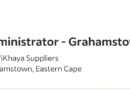 Sakh’iKhaya Suppliers ikhangela i Administrator, eGrahamstown, eMpuma Koloni. 