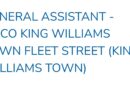 The Building Company (BUCO) ikhangela i General Assistant, eQonce, eMpuma Koloni.