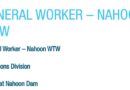 Amatola Water Board ikhangela i General Worker – Nahoon WTW, eMonti, eMpuma Koloni. 