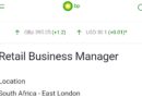 bp (petroleum) ikhangela i Retail Business Manager, eMonti, eMpuma Koloni. 