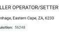 Dana Spicer Axle ikhangela i Heller Operator/Setters ezi x8, eGqeberha, eMpuma Koloni.