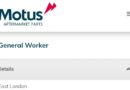 Motus Aftermarket Parts ikhangela i General Worker, eMonti, eMpuma Kapa.