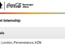 Coca-Cola Beverages South Africa, Fleet Internship Programme.