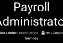 SKG Properties ikhangela i Payroll Administrator, eMonti, eMpuma Kapa.