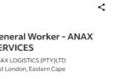ANAX LOGISTICS (PTY) LTD ikhangela i General Worker, eMonti, eMpuma Kapa.