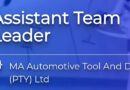 MA Automotive Tool and Die (PTY) Ltd ikhangela i Assistant Team Leader, eMonti, eMpuma Kapa.