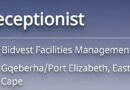 Bidvest ikhangela i Receptionist, eGqeberha, eMpuma Koloni.