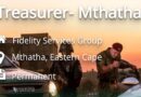 FIDELITY SERVICES GROUP ikhangela i TREASURER, eMthatha, eMpuma Koloni