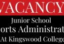 Junior School Sports Administrator – eMakhanda, eMpuma Koloni. 