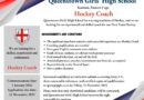 Queenstown Girls’ High School Hockey Coach