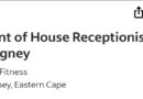 Receptionist | Edge Fitness Club, Quigney 🏋️