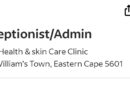 Receptionist, eQonce, eMpuma Koloni