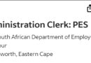 Administration Clerk – Butterworth, eMpuma Koloni. 