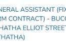 BUCO – General Worker – Mthatha