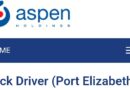 Truck Driver – eGqeberha, eMpuma Koloni. 