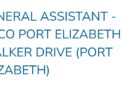 BUCO – GENERAL ASSISTANT, eGqeberha.