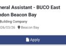 BUCO – GENERAL ASSISTANT, eKuGompo City.