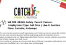 CATCH Projects NPC – SAFETY PARENT (FEMALE), eGonubie, eKuGompo City. 