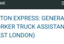 TRITON EXPRESS – GENERAL WORKER – TRUCK ASSISTANT, eKuGompo City.
