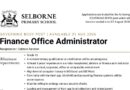Selborne School – FINANCE OFFICE ADMINISTRATOR, eKuGompo City.