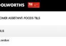 WOOLWORTHS -CUSTOMER ASSISTANT, eKuGompo City.