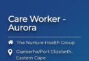 The Nurture Health Group -care worker, eGqebehra.