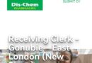 Dis-Chem Pharmacies -Receiving Clerk, eKuGompo City.