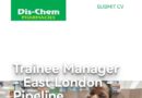 Dis-Chem Pharmacies -Trainee Manager, eKuGompo City.