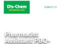 Dis-Chem Pharmacies Pharmacist Assistance PBQ, eGqebehra.