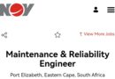 NOV -Maintenance and Reliability Engineer, eGqebehra.