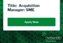 Nedbank -Acquisition Manager:SME, eKuGompo City.