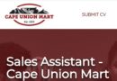 Cape Union Mart -Sales Assistant, eGqebehra.