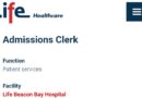 Life Beacon Bay Hospital – ADMISSIONS CLERK.