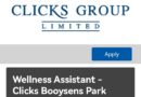 Clicks Group Limited -Wellness Assistant, eGqebehra.